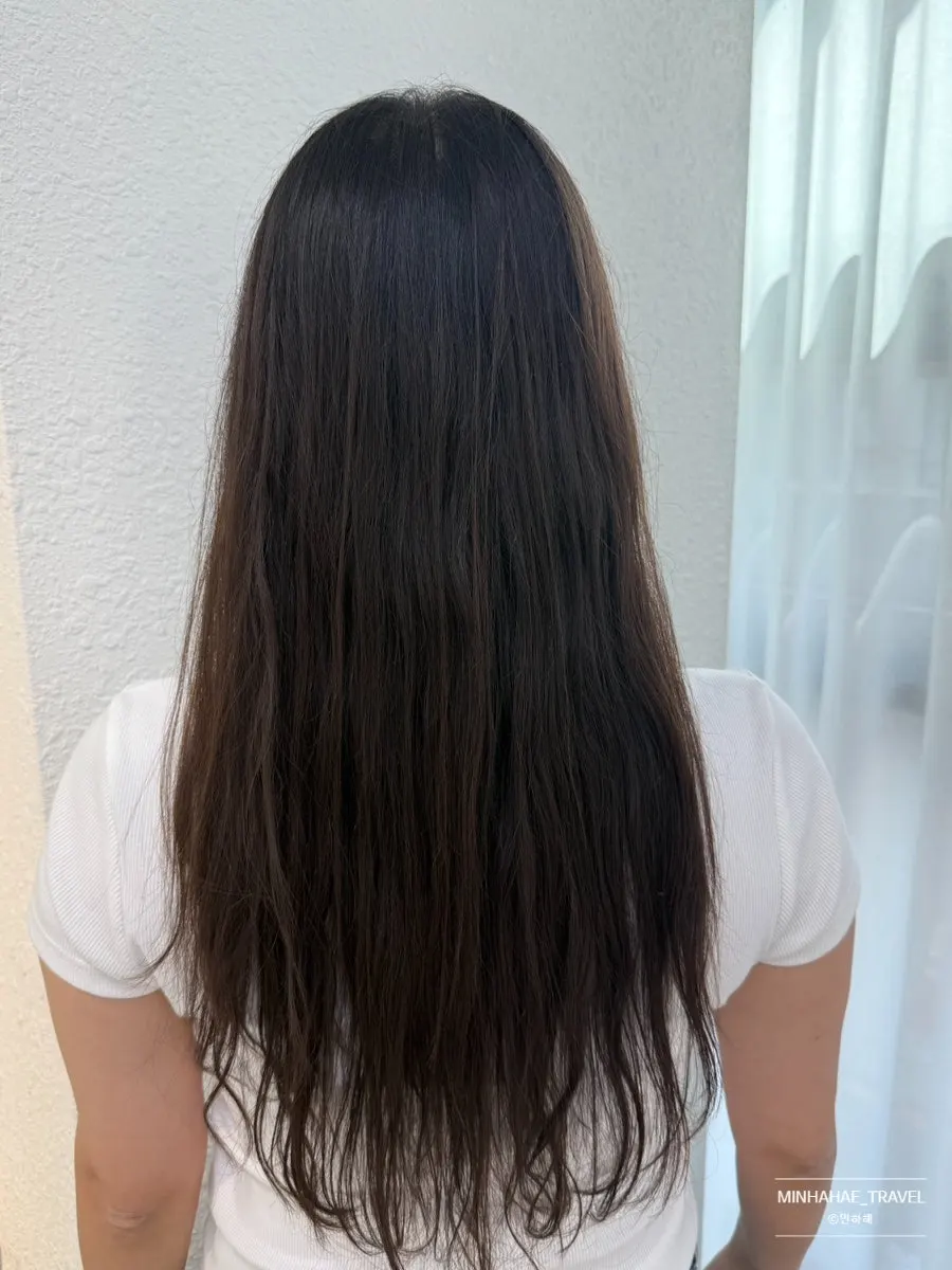 웨딩염색 시술 전후 비교 이미지