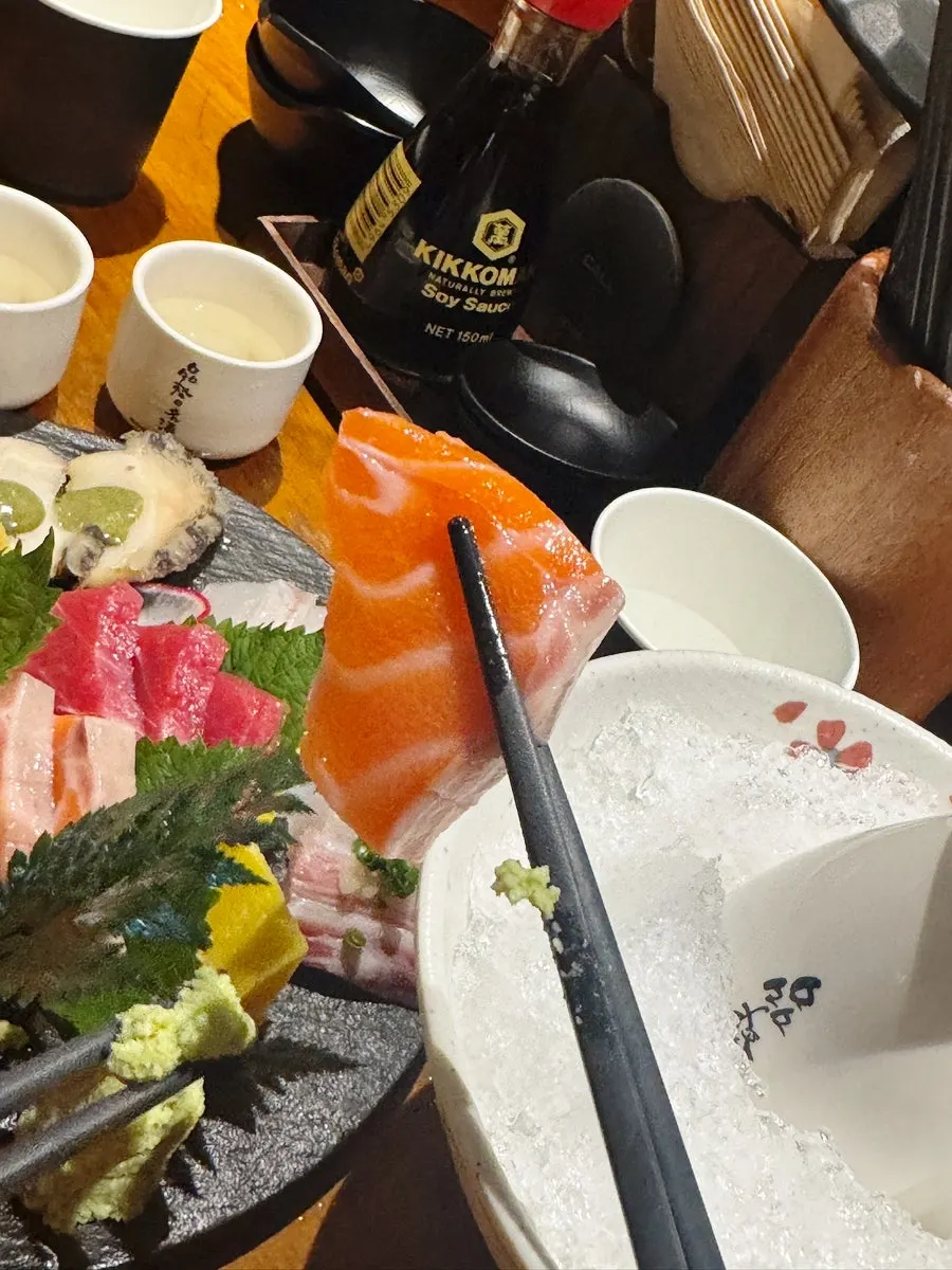 해산물 사시미 한 접시