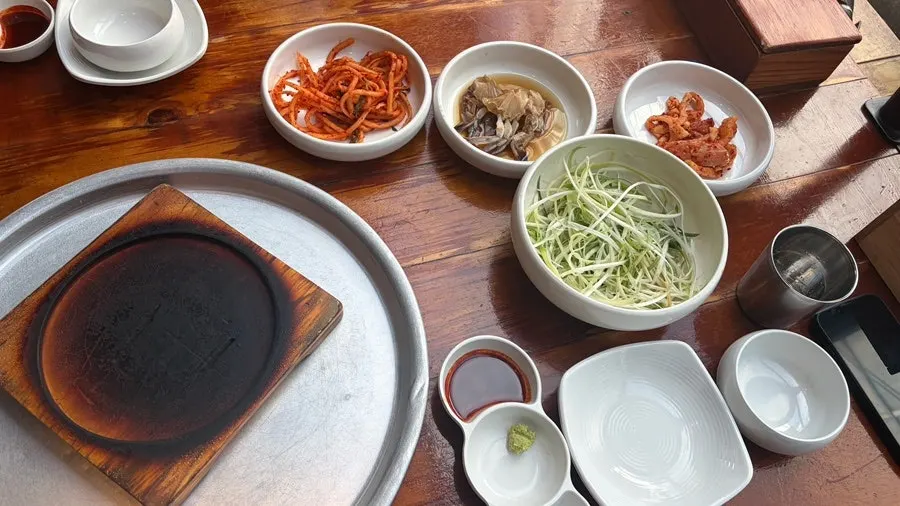 Four servings of meat ordered