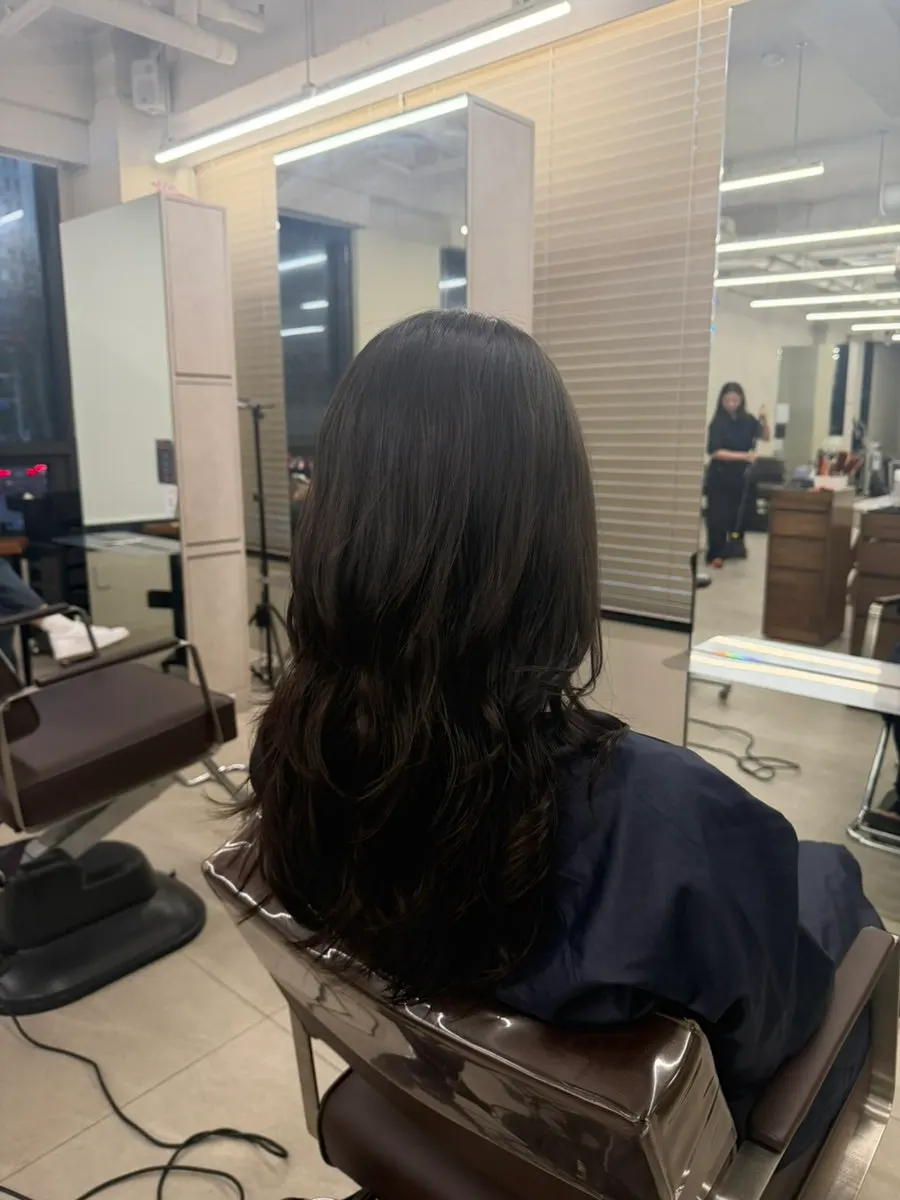 S-curl perm treatment before completion