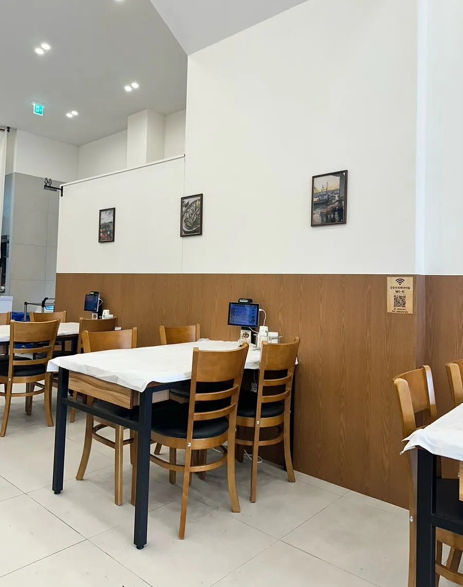 Interior of the 1st floor dining area