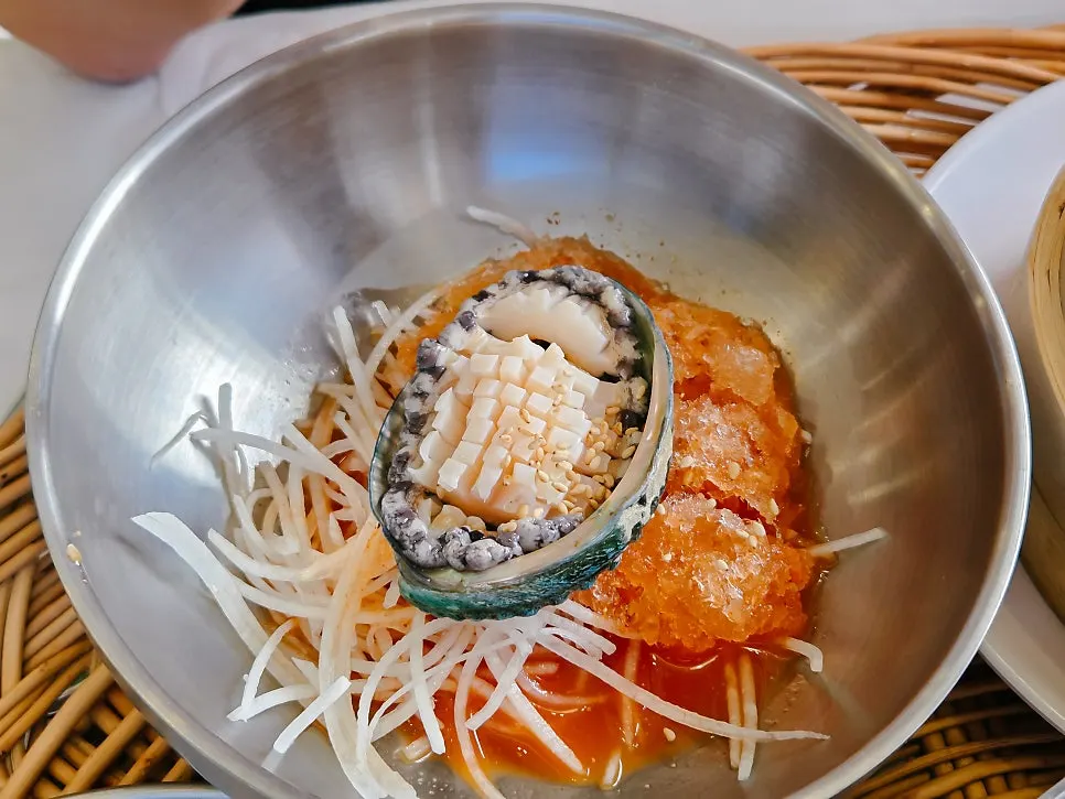 백골뱅이찜 대나무 찜기