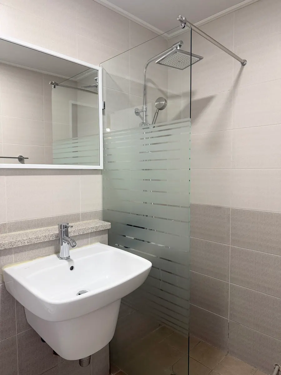 Interior of the bathroom in Room 401 at Your Anmok