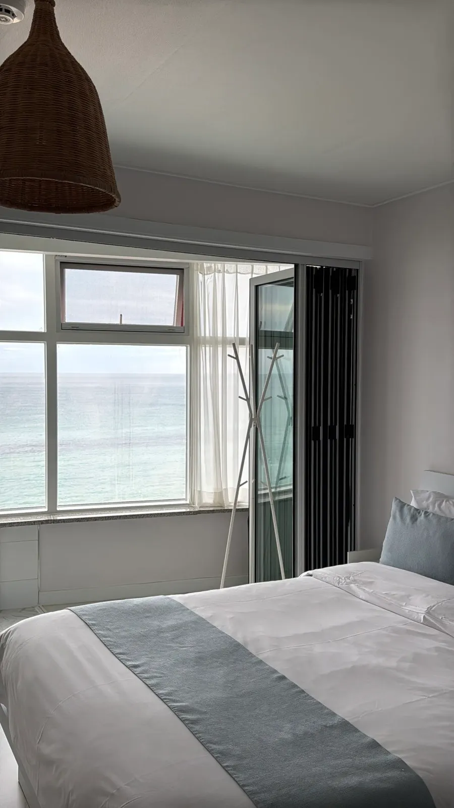 Gangneung ocean view seen from the room window