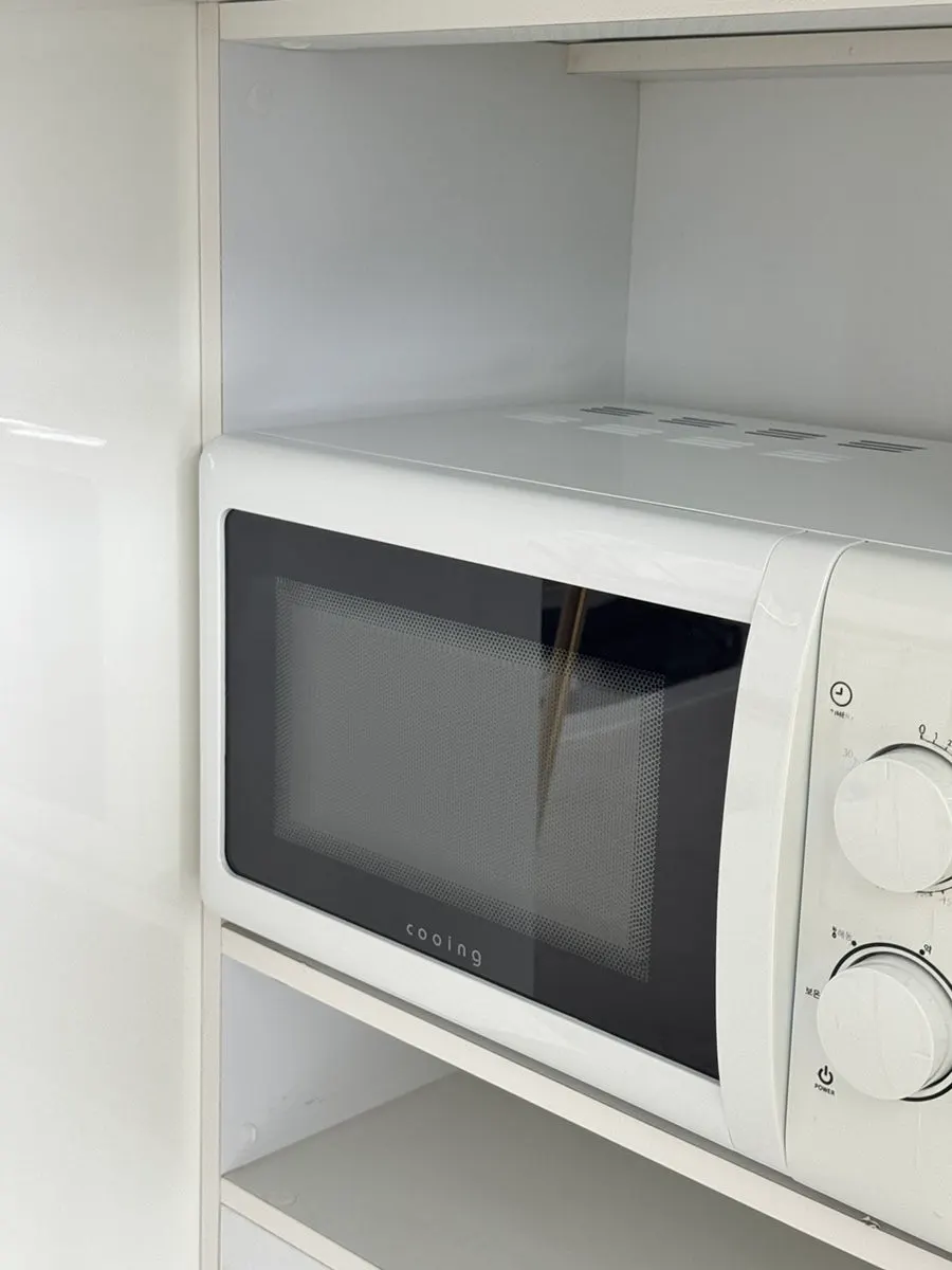 Kitchen facilities and microwave in the room