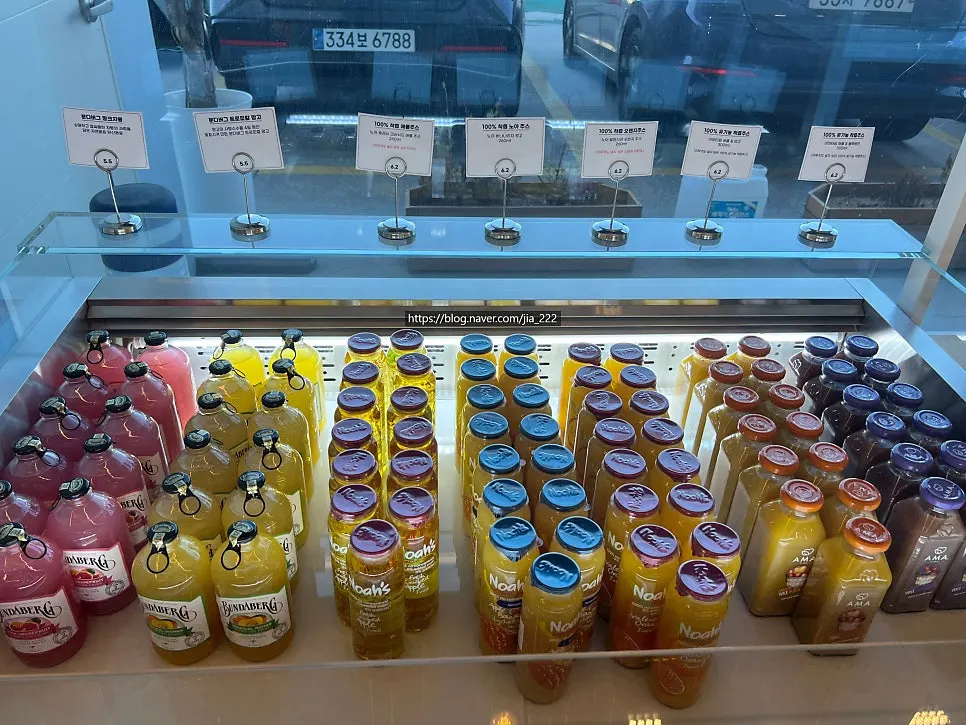 Bakery showcase displaying cakes and desserts
