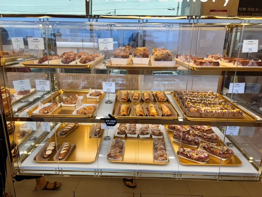 Bakery items at Baegya Coffee