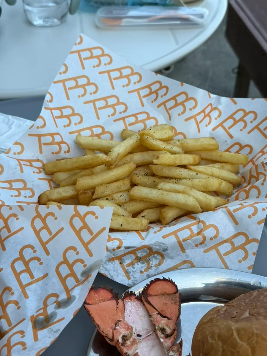 Crispy-outside, soft-inside fries at Burger Bar
