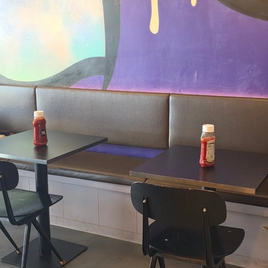 Interior design of Burger Bar