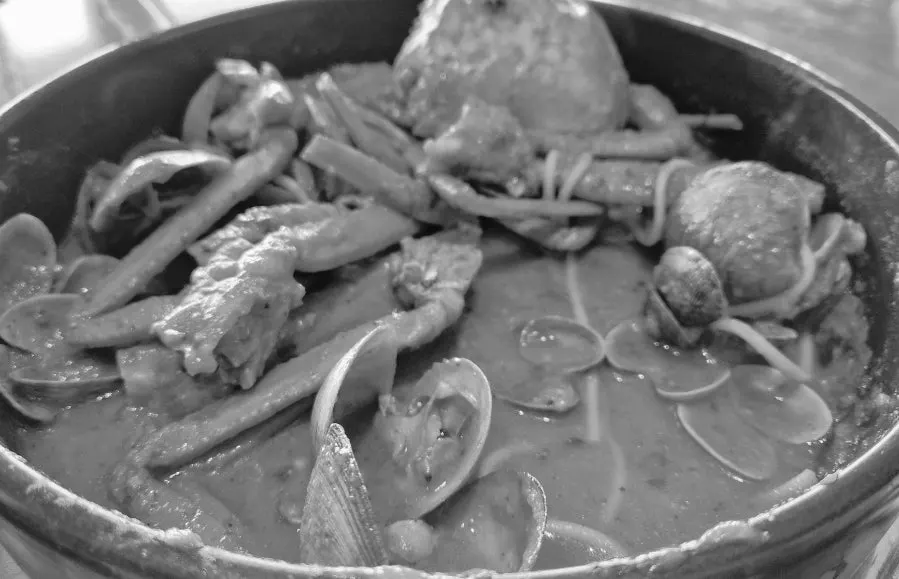 East Sea red snow crab stew meal