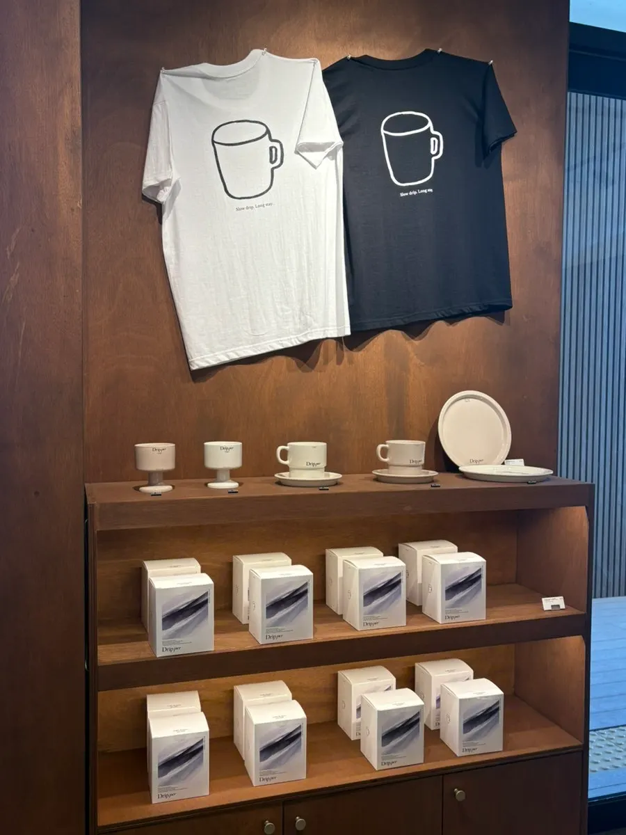 Counter and menu area at Coffee Dripper