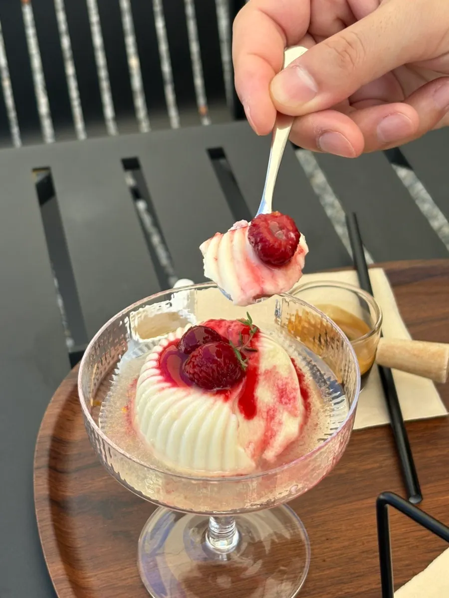 Tofu pudding dessert made with Gangneung Chodang tofu