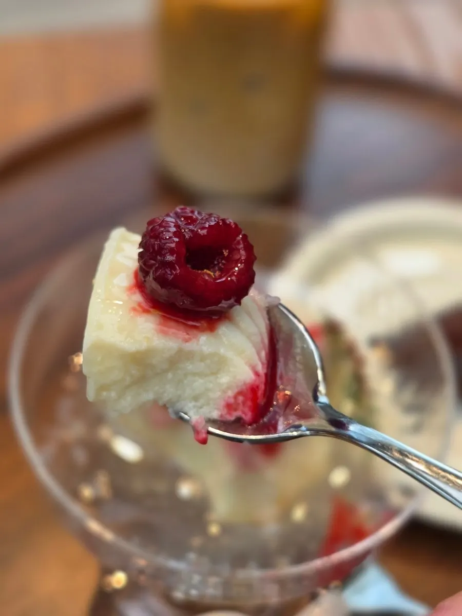 Tofu pudding dessert set on the table