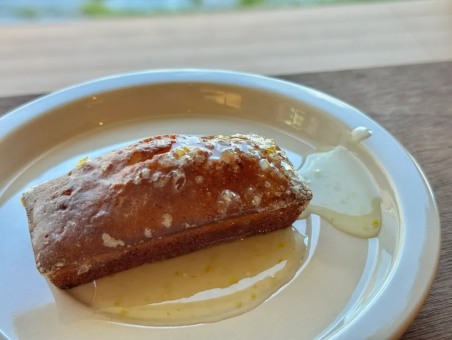 유자휘낭시에와 함께 나온 유자 소스