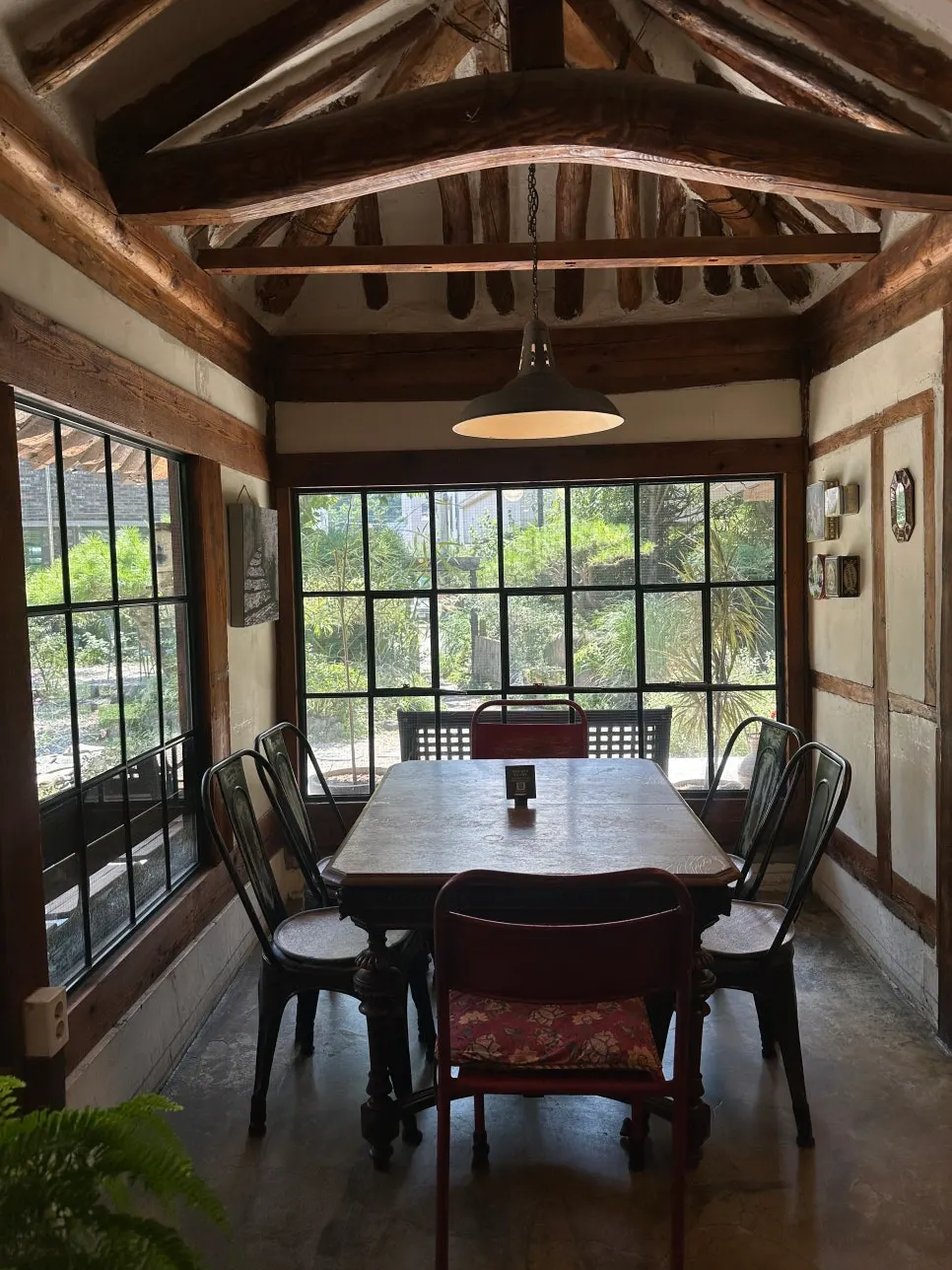 Group seating at Cafe Giwa