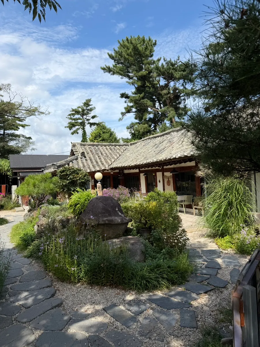 Cafe Giwa building built inside a 130-year-old hanok