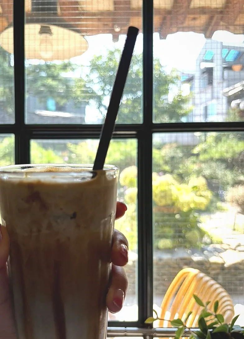 Cafe Giwa's signature Giwa black latte