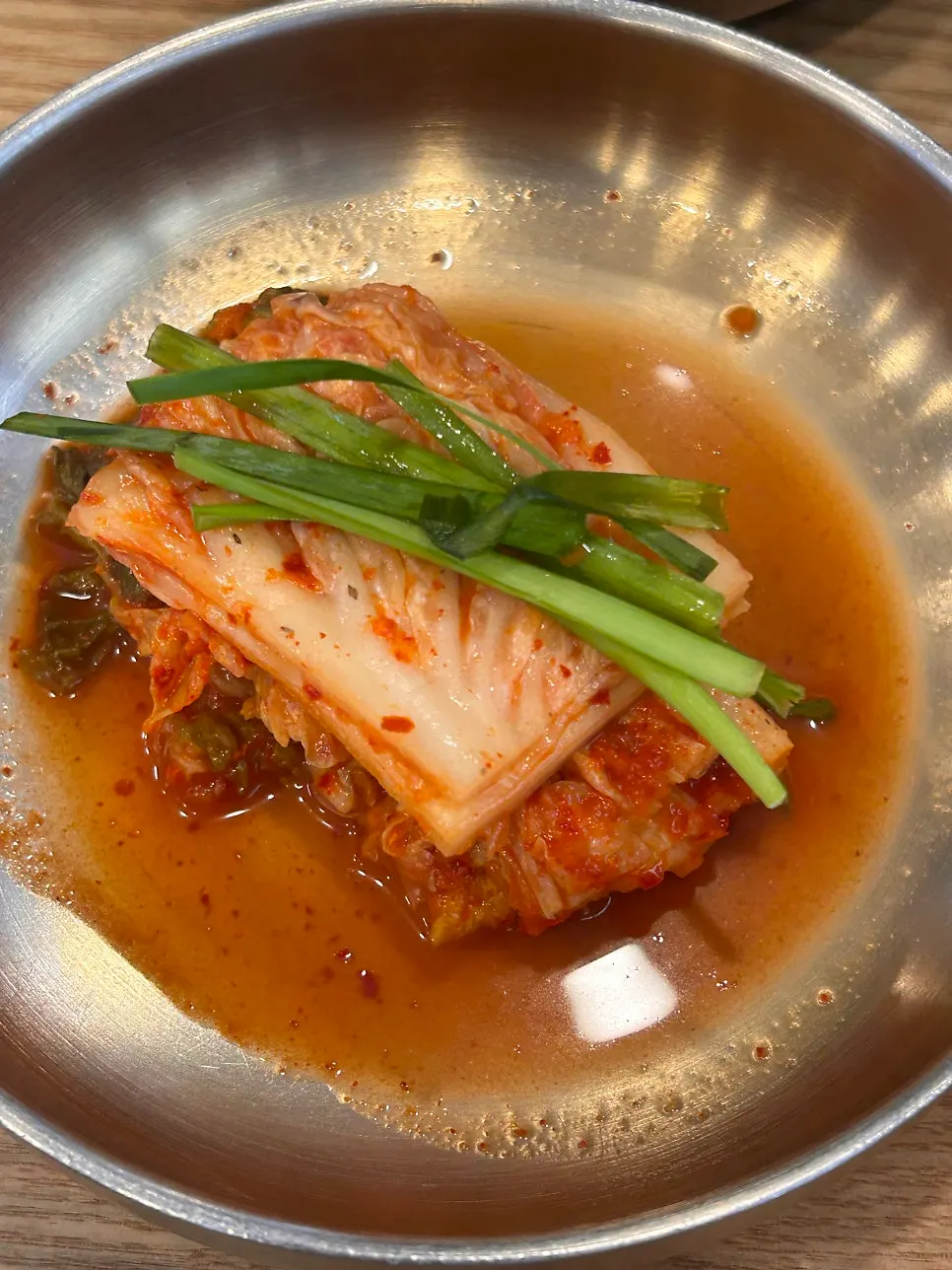 Kimchi made with domestic napa cabbage