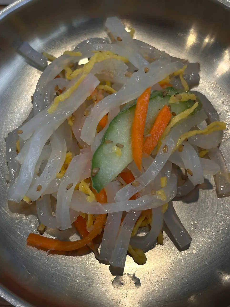Side dish plate from the Chodang tofu table