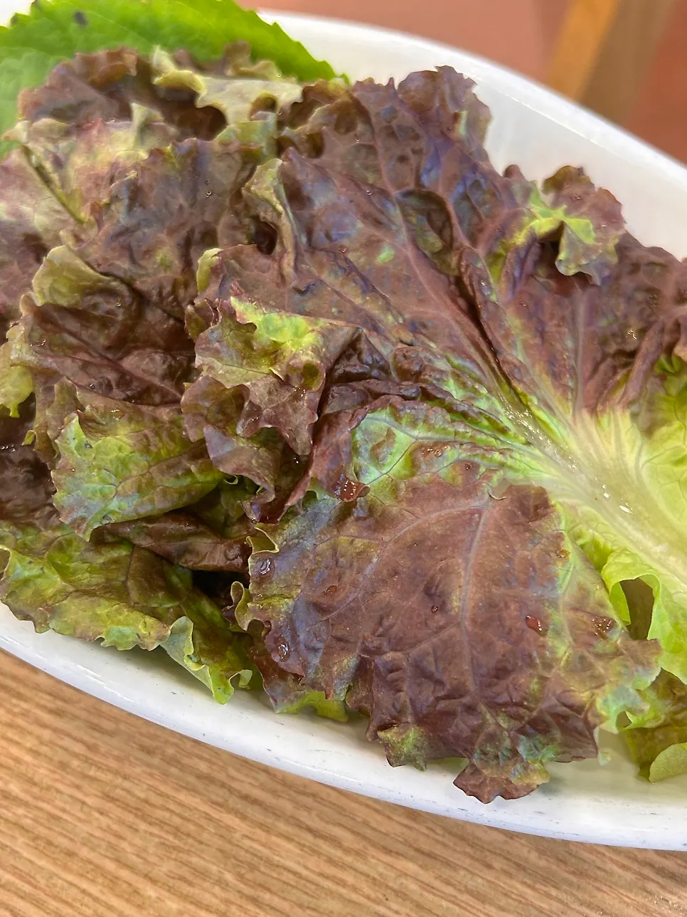 Close-up of the side dishes