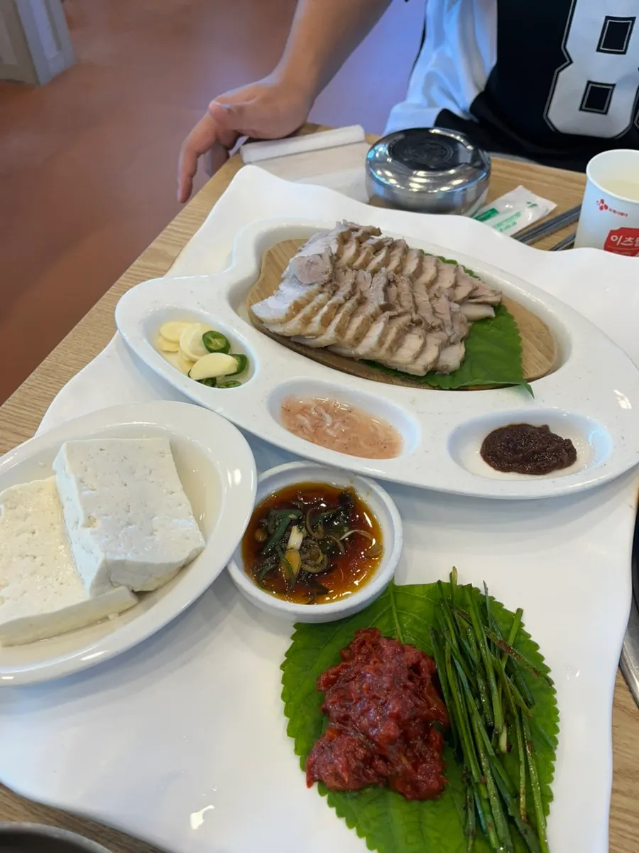 Close-up of homestyle side dishes