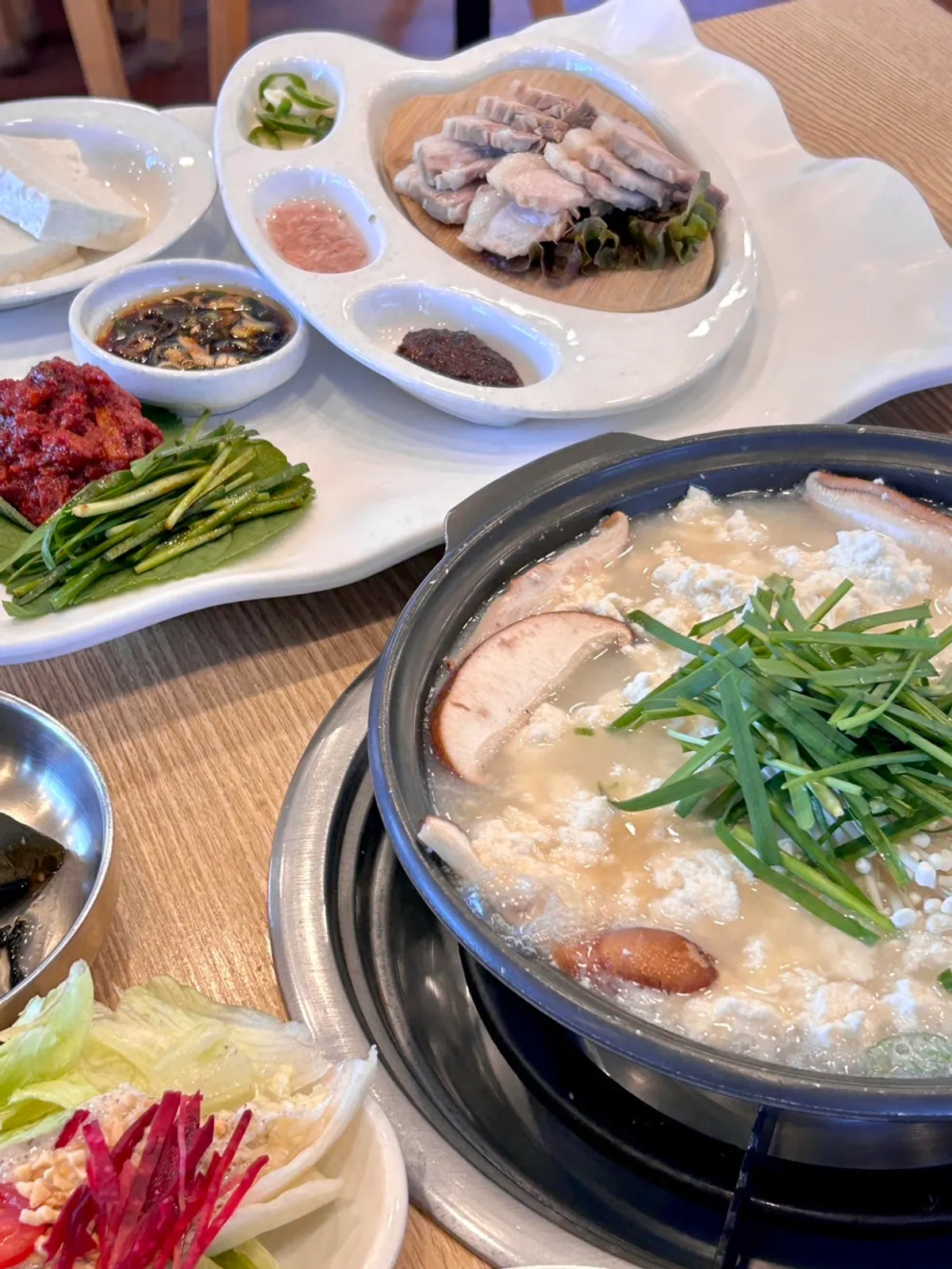 강릉 정은숙초당순두부 초당순두부 한상