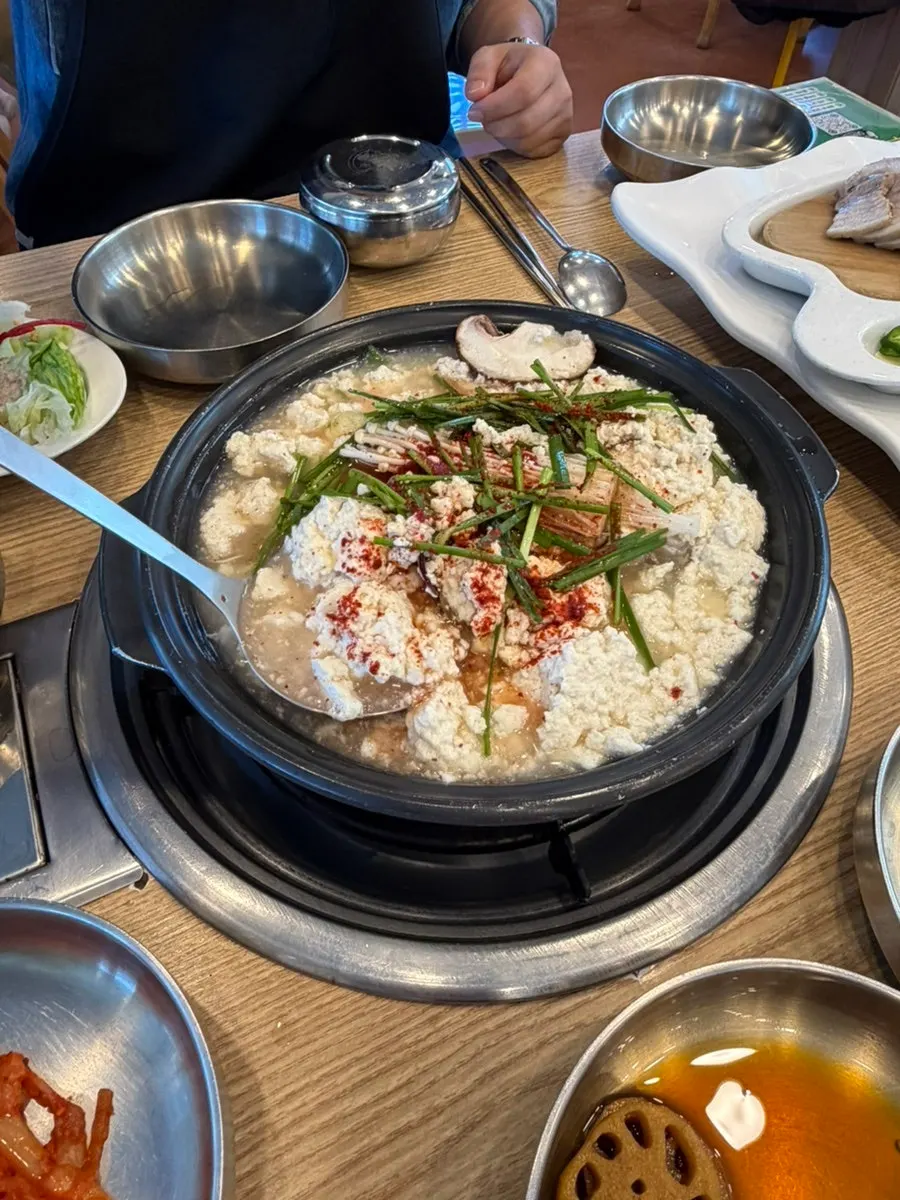 A bowl of soft Chodang sundubu
