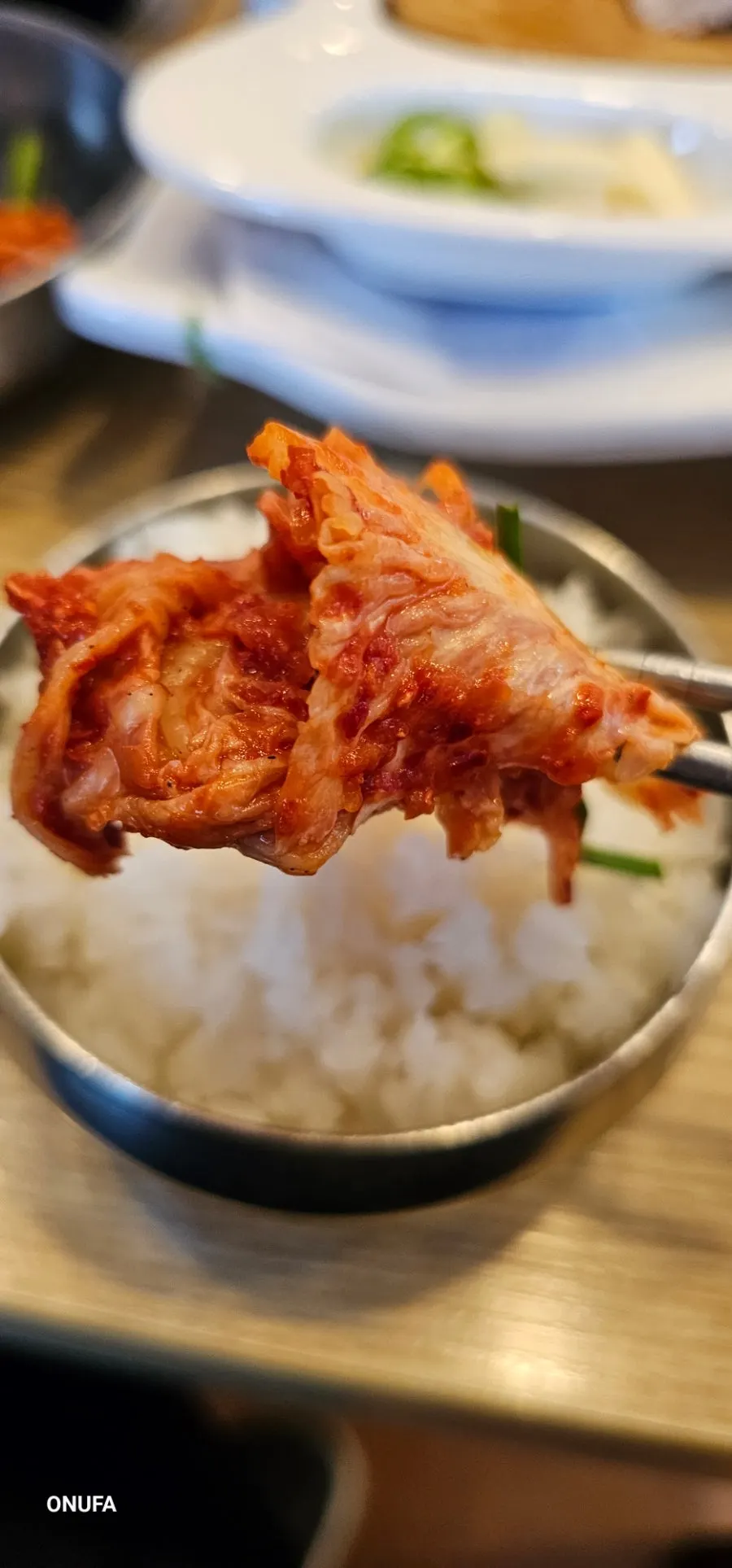 정은숙초당순두부 한식 상차림 클로즈업