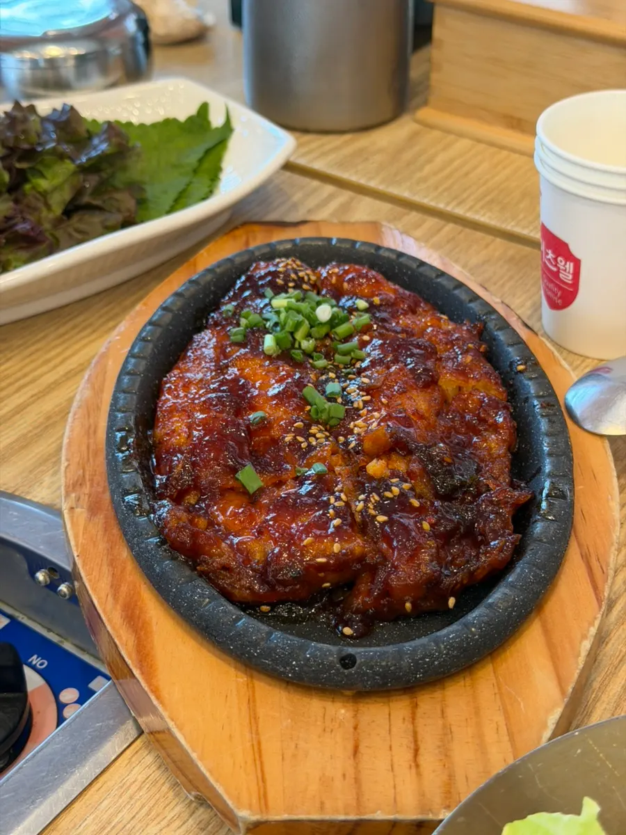 Kodari flesh picked apart and served with rice