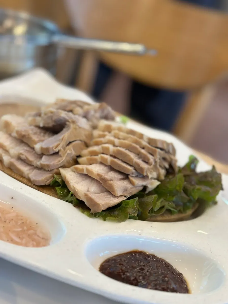 초당순두부밥상 구성 요리들