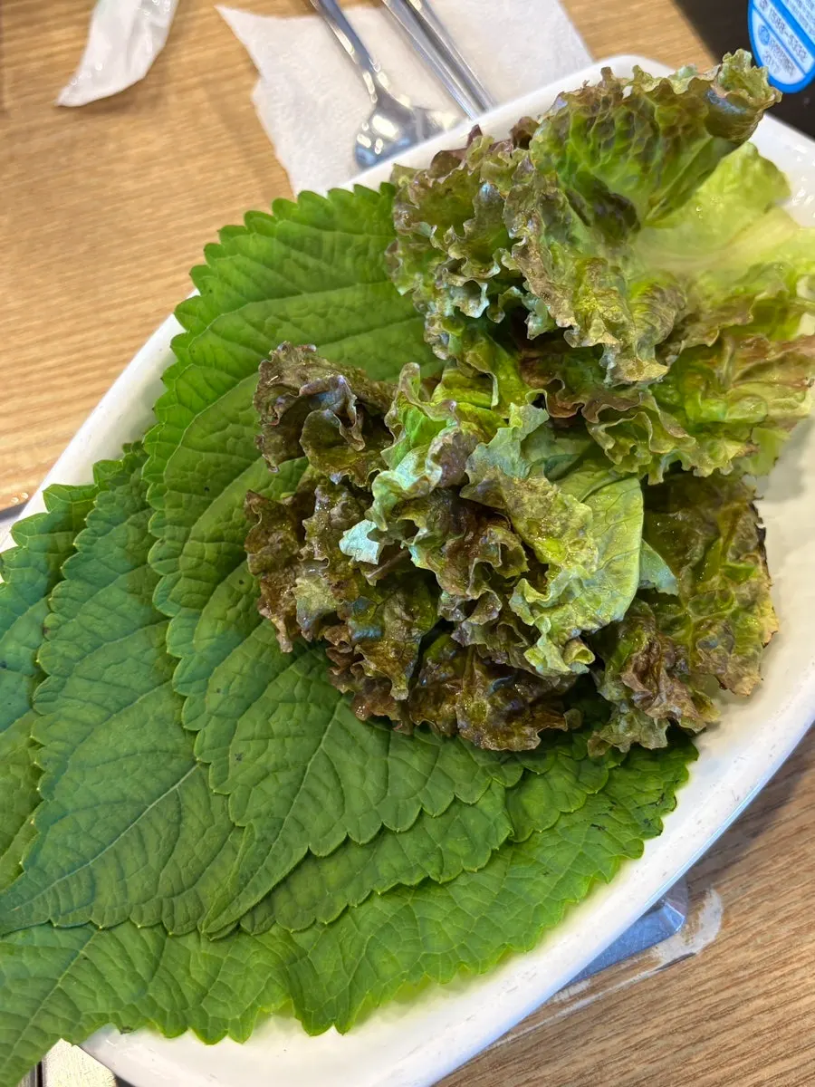 명품밥상과 함께 나온 곁반찬
