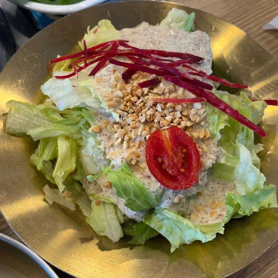 초당순두부 한 상 차림 클로즈업