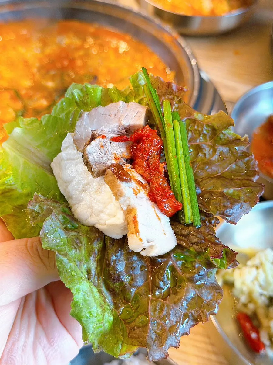 매장에서 직접 만든 두부