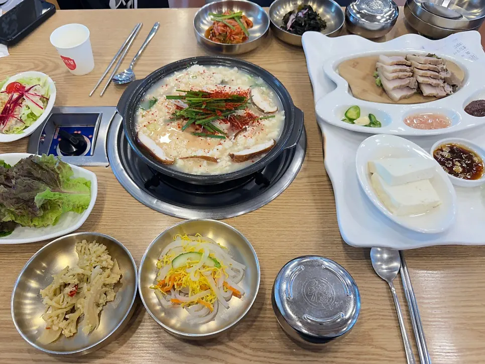 초당 두부밥상 2인 한상 차림