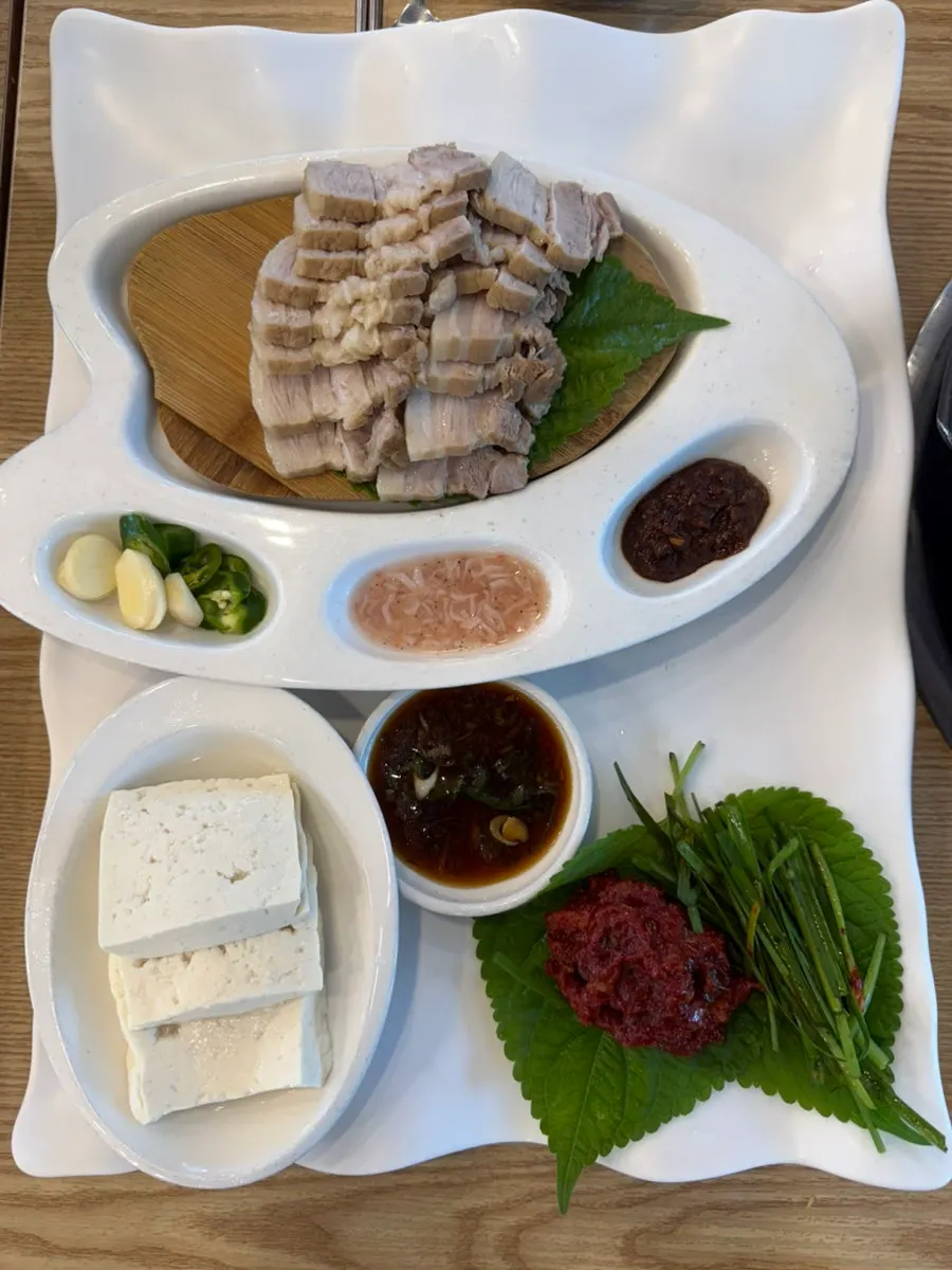 간이 세지 않은 초당순두부