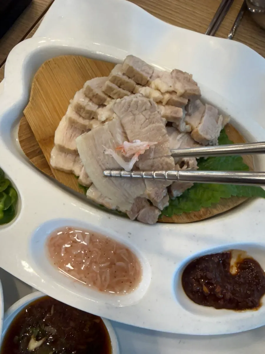 부드러운 보쌈 한 점