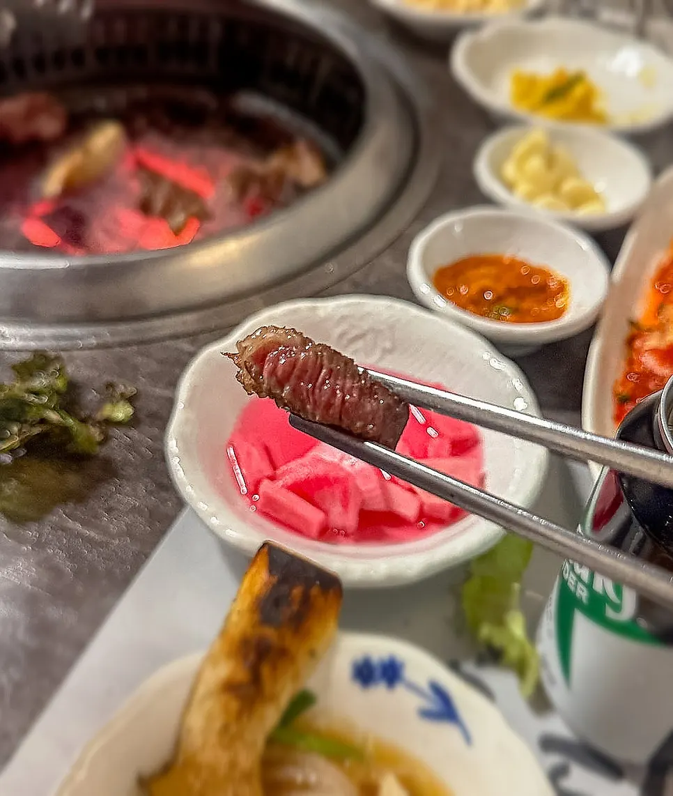 마블링이 살아 있는 한우 꽃등심