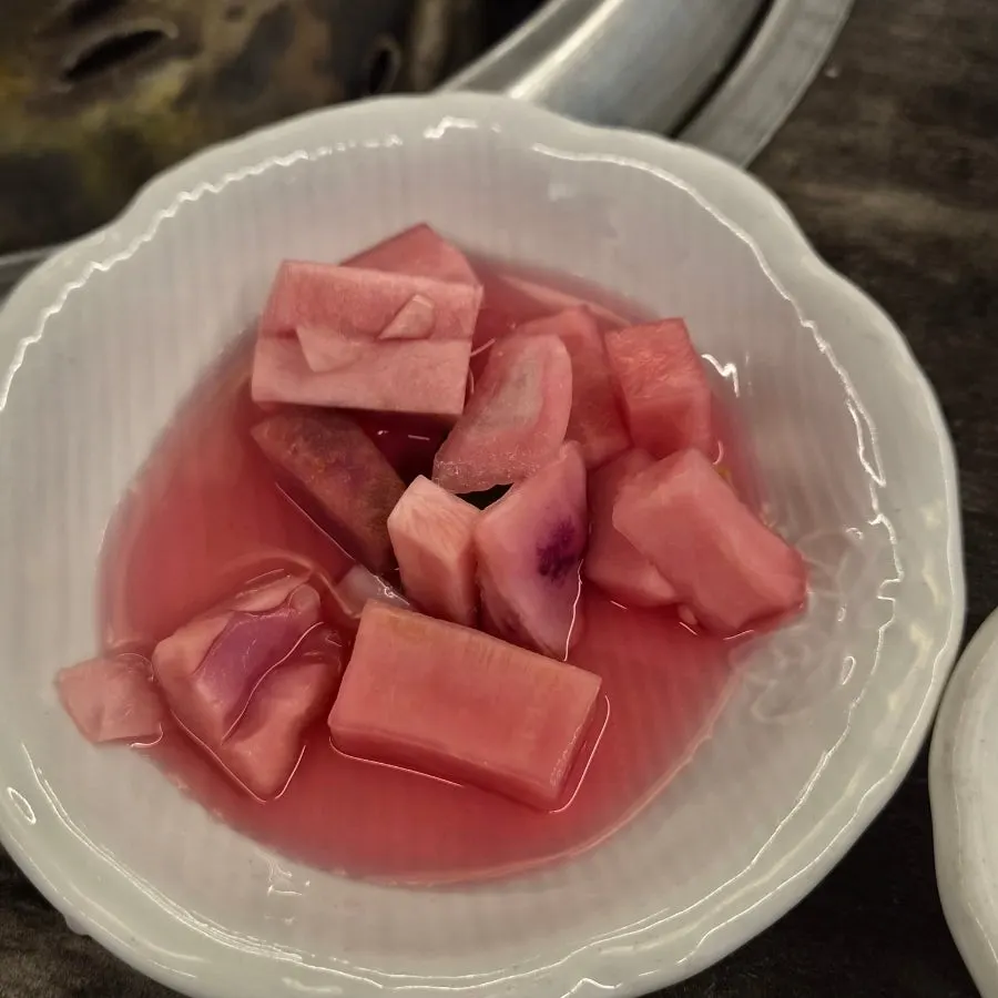 Salad side dish served alongside the meat