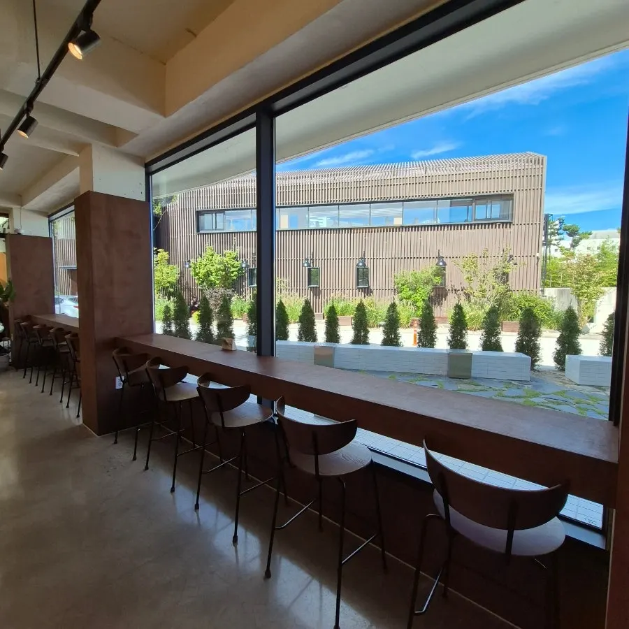 Seating area at Coffee Dripper café