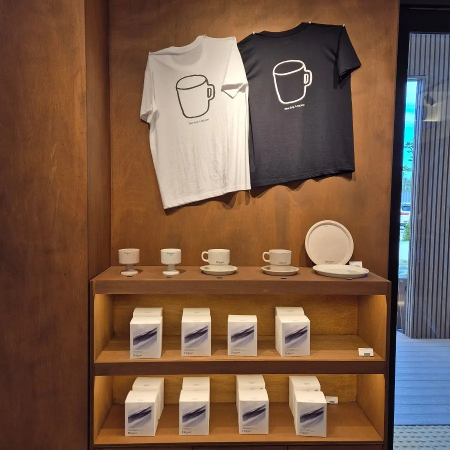 A corner of Coffee Dripper café