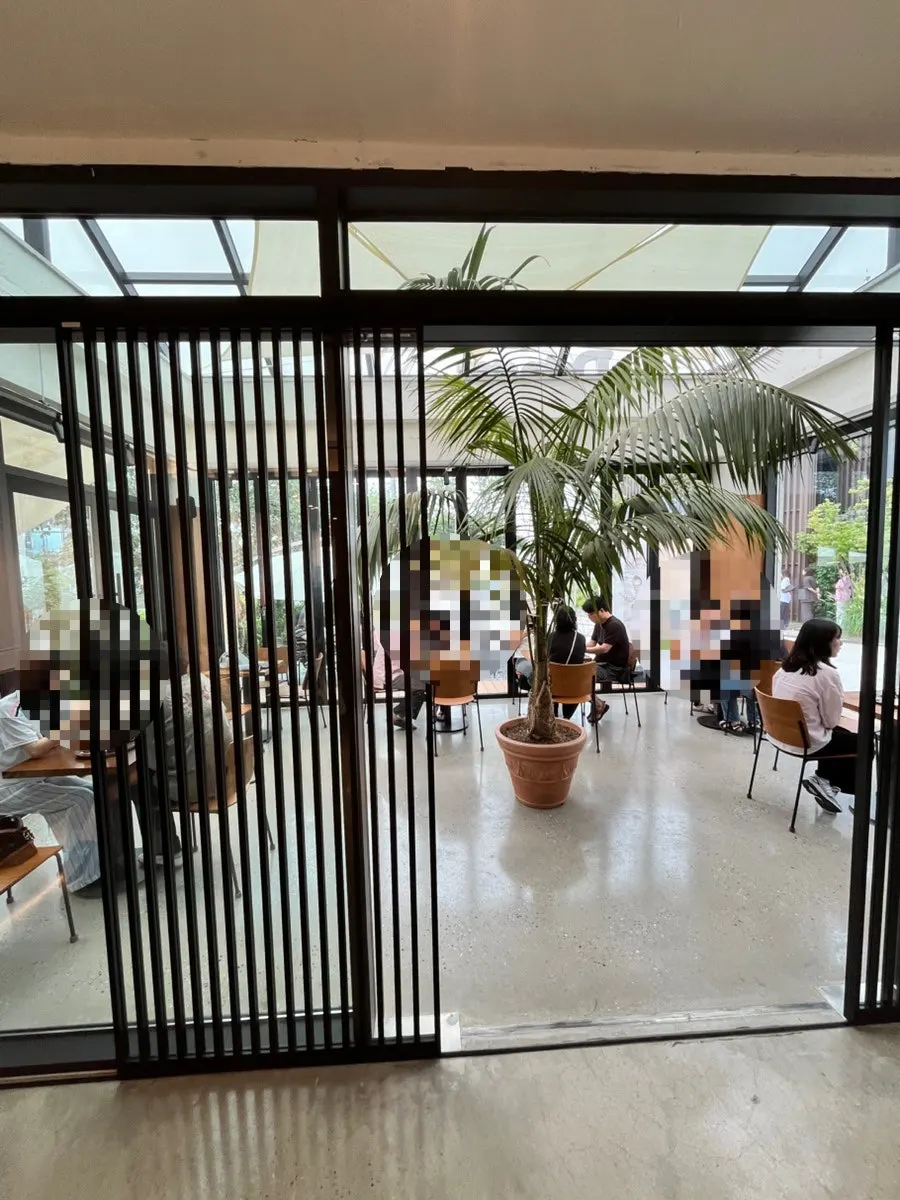 Warmly lit interior of Coffee Dripper