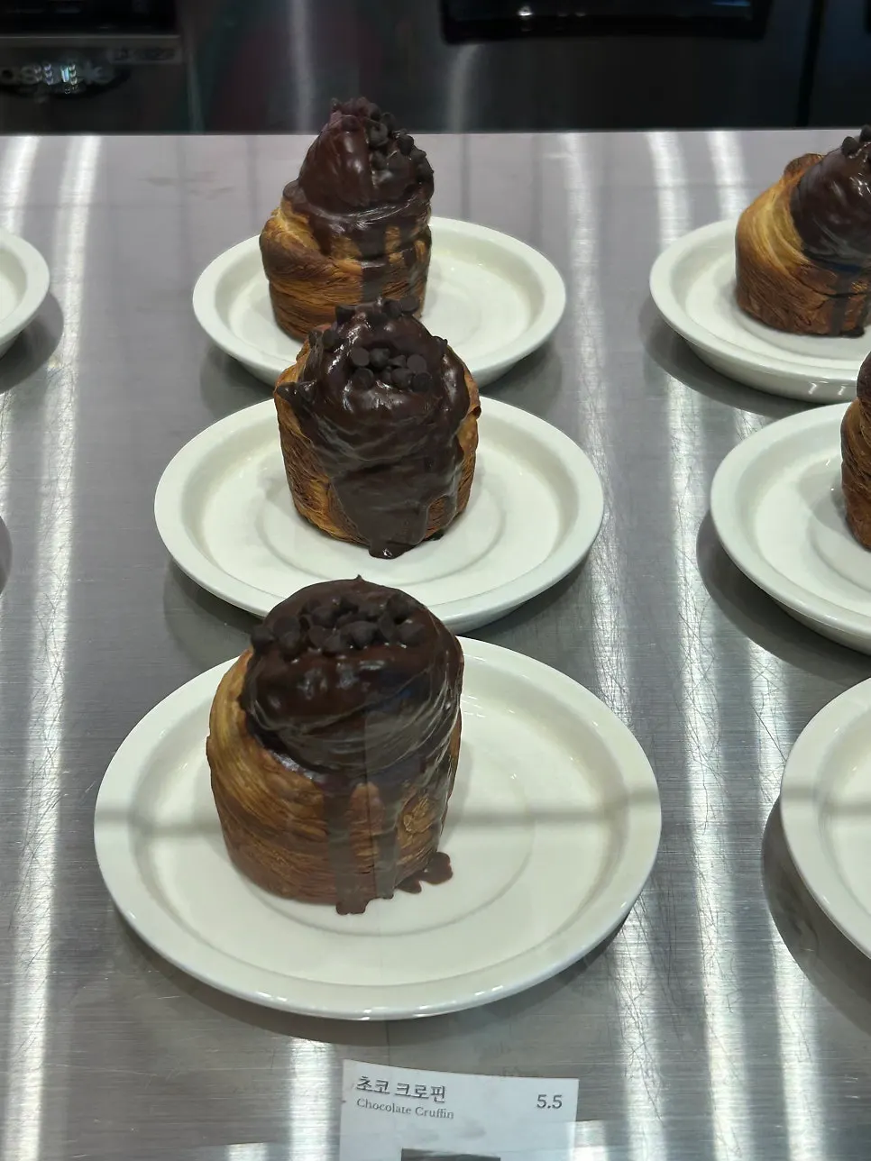 Financiers and other desserts displayed at Coffee Dripper