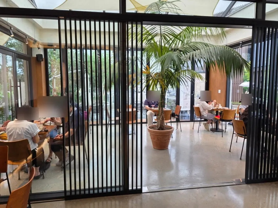 Seating area inside Coffee Dripper
