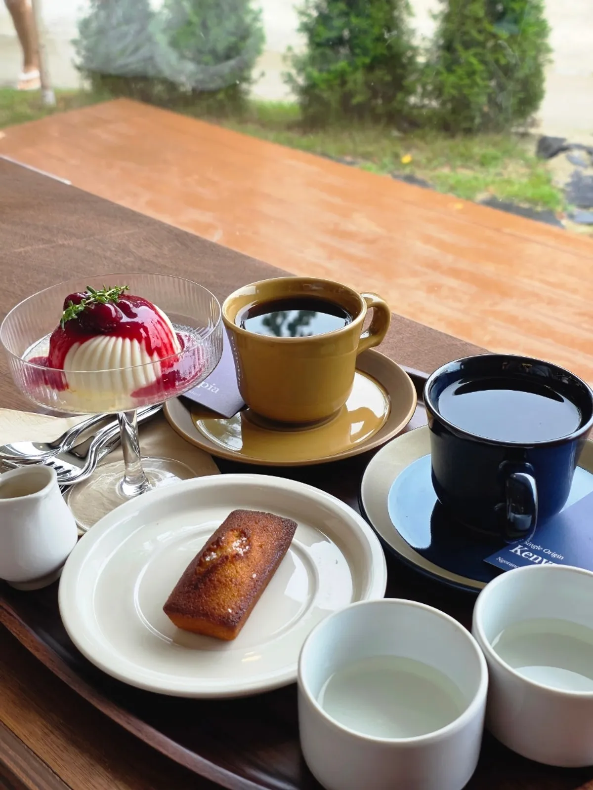 Master's recommended drip coffee served with sundubu pudding