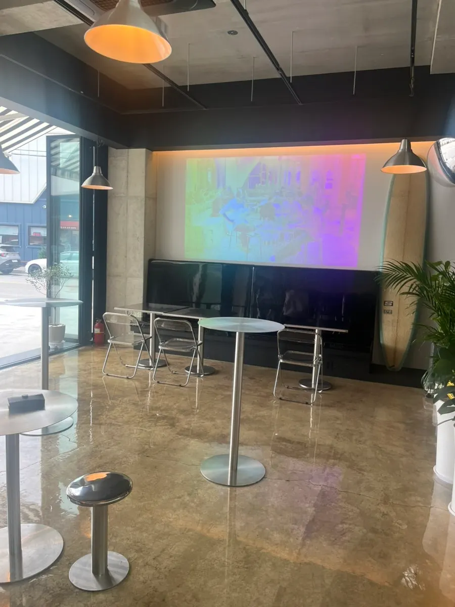 Decor and interior details at Moana Burger