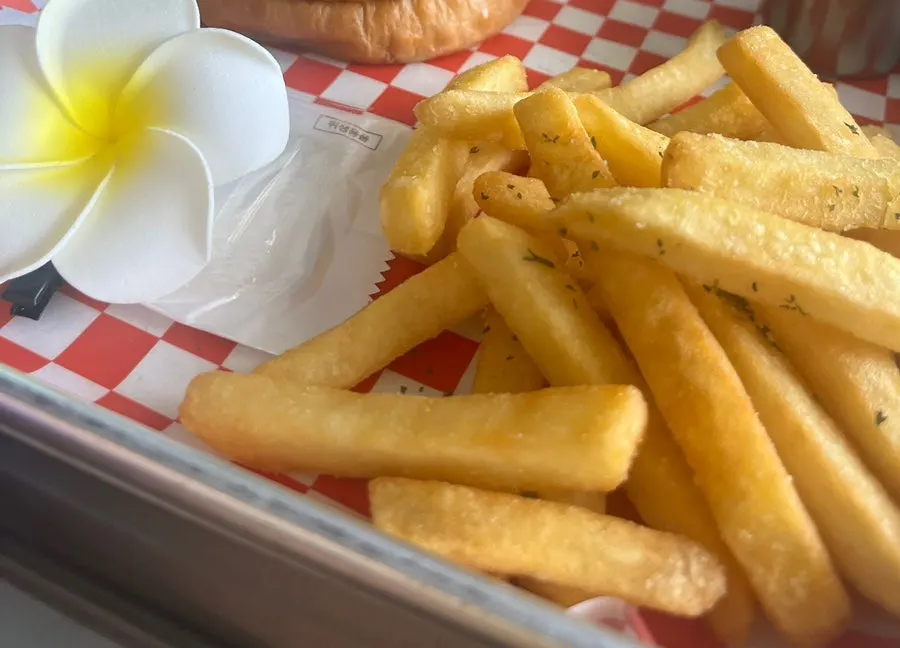 Fries served with the burger set
