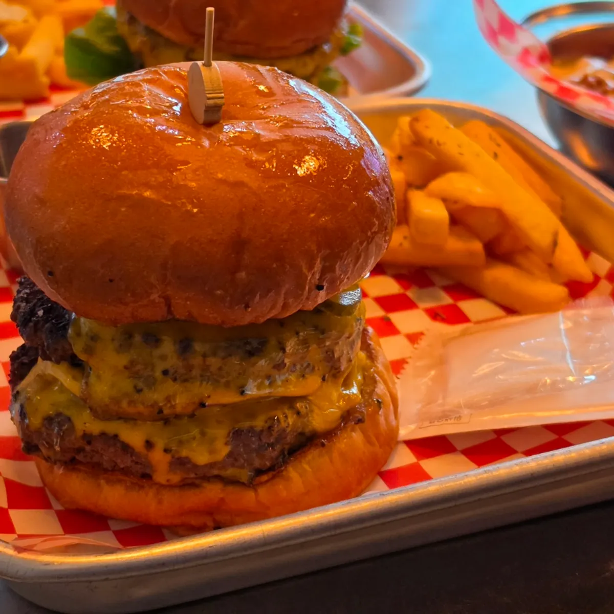 Moana Double Burger with two patties
