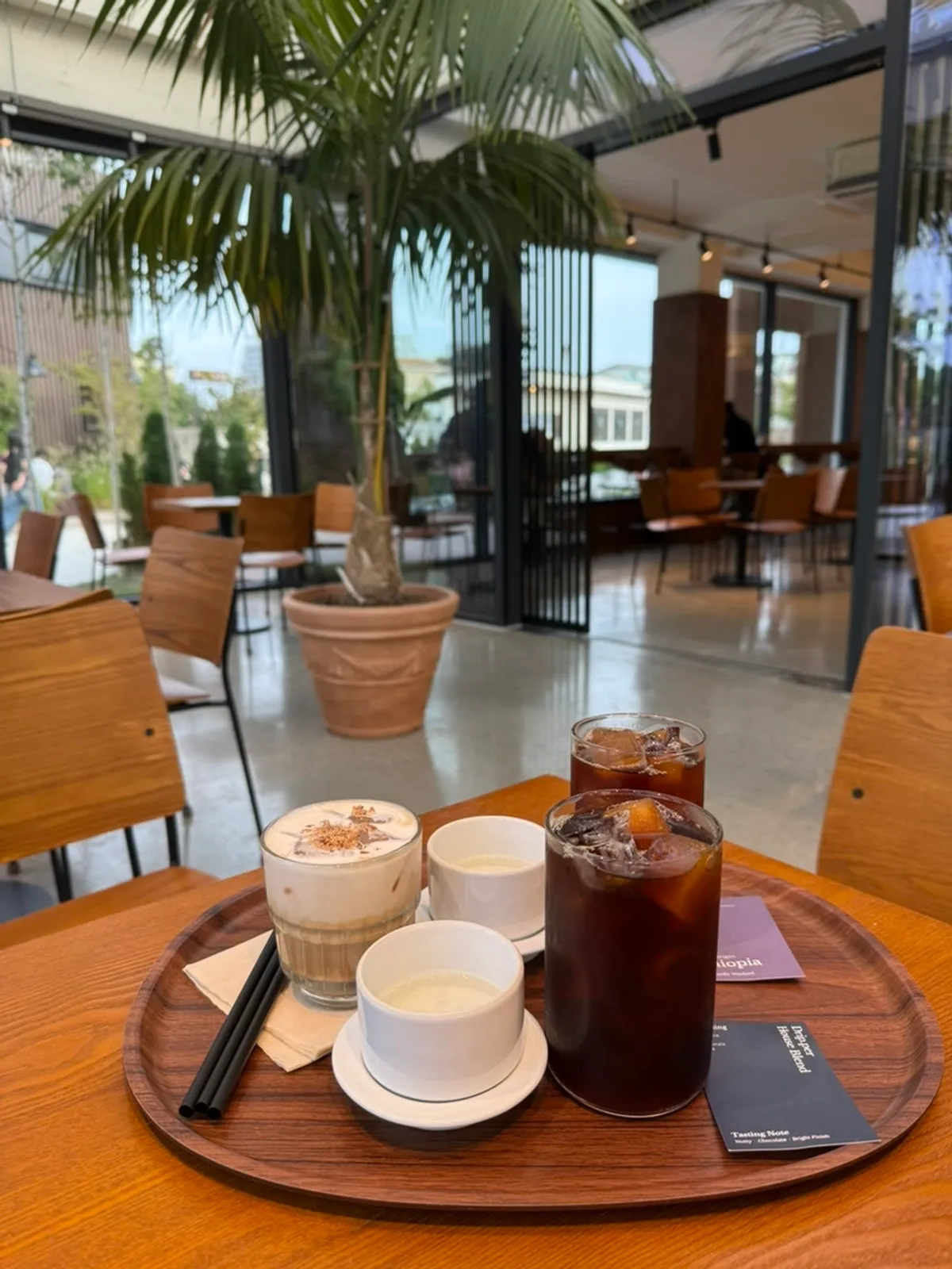Sign for Coffee Dripper café in Gangneung