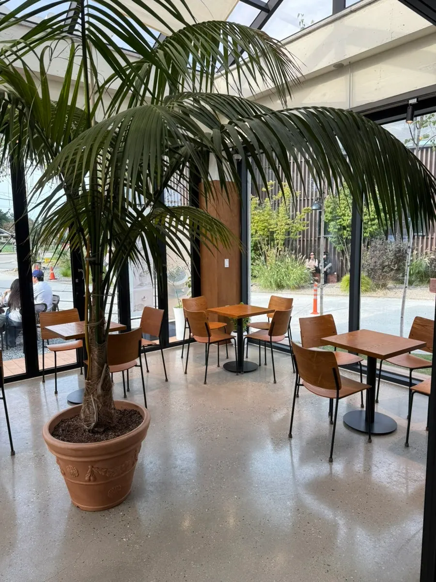 Group seating area at the back of Coffee Dripper