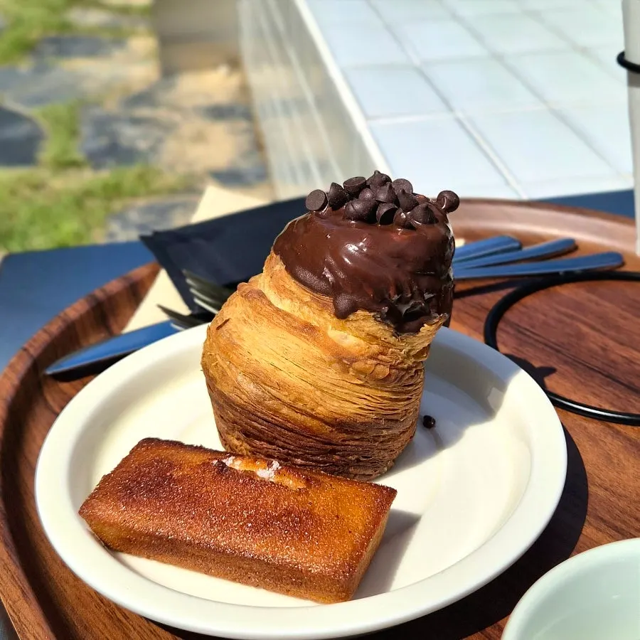 서비스로 나온 솔잎차